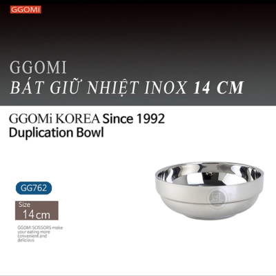 Bát cách nhiệt GGOMI 14cm - GG763