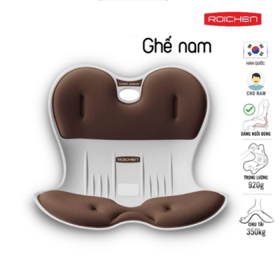 Ghế chỉnh dáng ngồi đúng - Roichen Hàn Quốc (Made in Korea). Dùng cho Nam