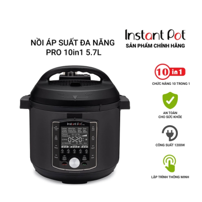Nồi áp suất đa năng Instant Pot Pro 10-in-1, 5.7L